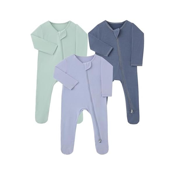 Baby Footie Pajamas Rayon Bamb