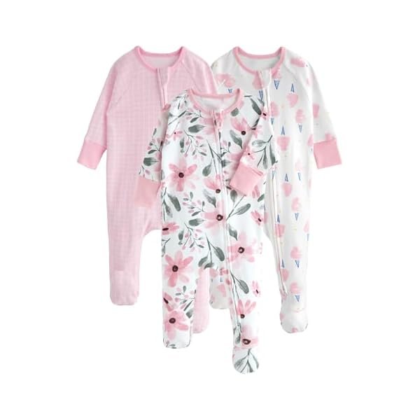 Baby Pajamas Cotton Boys Girl Footed PJs