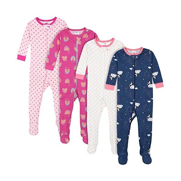 Baby Girls 4-pack Foo