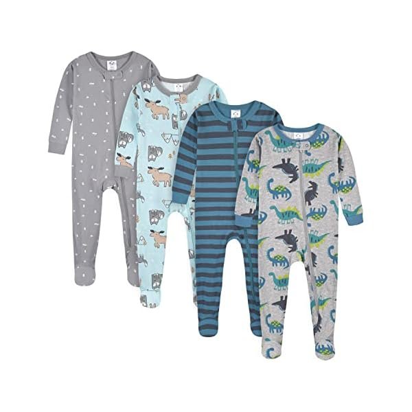 4-pack Footed Pajama