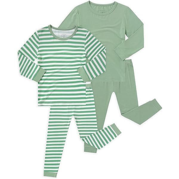 Bamboo Viscose Pajamas Toddler Baby Boys Girls Snug PJs